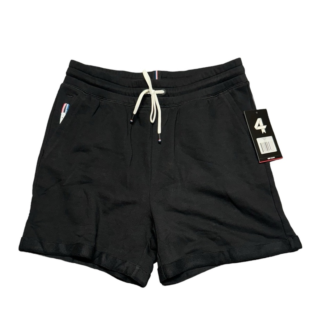 Fourlaps Rush Short Womens Size Small Black NWT Pockets 5" Inseam Pull On Active